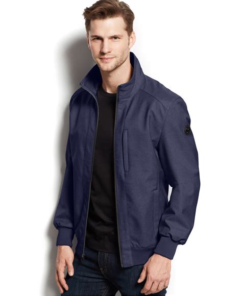 zipper michael kors jacket mens|Michael Kors men's jacket.